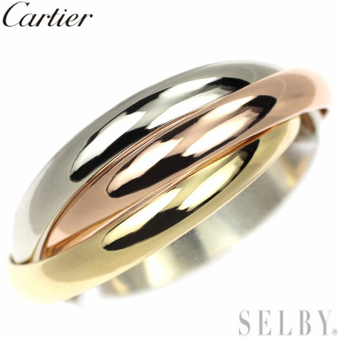 Cartier(カルティエ)のカルティエ K18YG/WG/PG リング トリニティ 50号 レディースのアクセサリー(リング(指輪))の商品写真