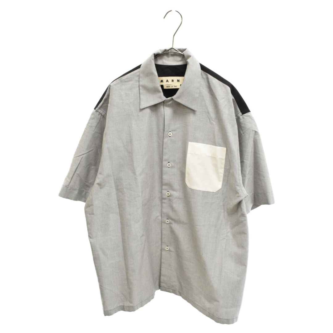 Marni - MARNI マルニ 20SS コットンブロード オープンカラー 半袖
