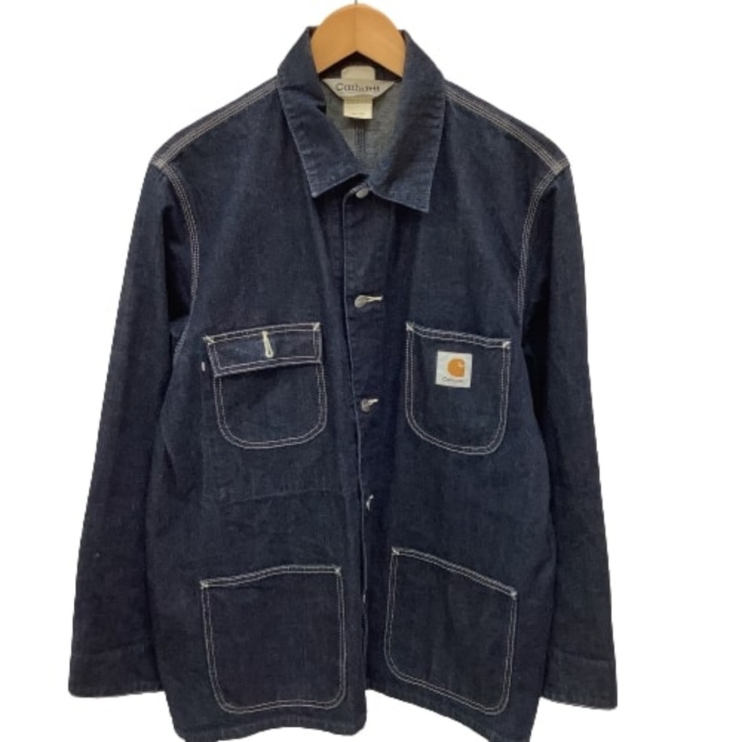 ♪♪Carhartt カーハート メンズ デニムジャケット SIZE L ネイビー