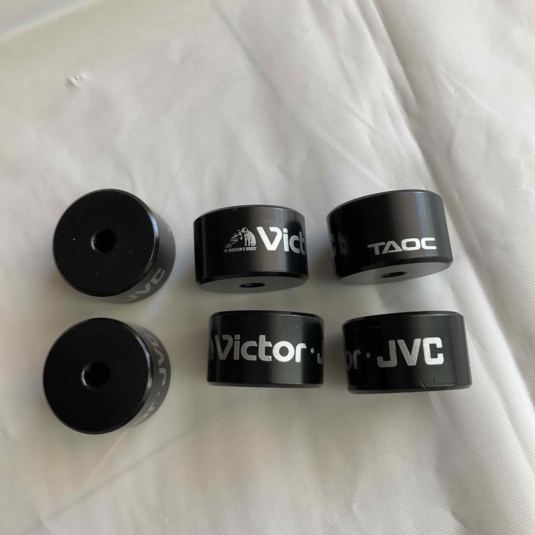 Victor(ビクター)のインシュレーター　6個セット　TAOC製　ビクターモデル　Victor JVC スマホ/家電/カメラのオーディオ機器(その他)の商品写真