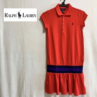 ラルフローレン(Ralph Lauren)のラルフローレン ポロシャツ ワンピース Red size XL(ひざ丈ワンピース)