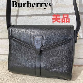 バーバリー(BURBERRY)のバーバリーズ　ショルダーバッグ　ブラック黒　ノバチェック　ホースロゴ(ショルダーバッグ)