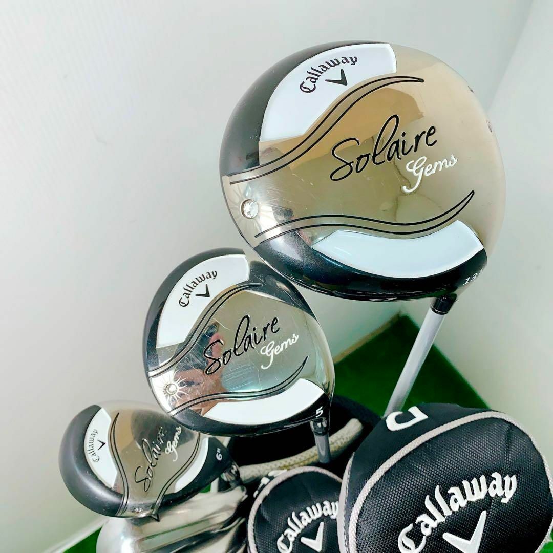 大人気レディース CAllaway Solaire gems ゴルフセット