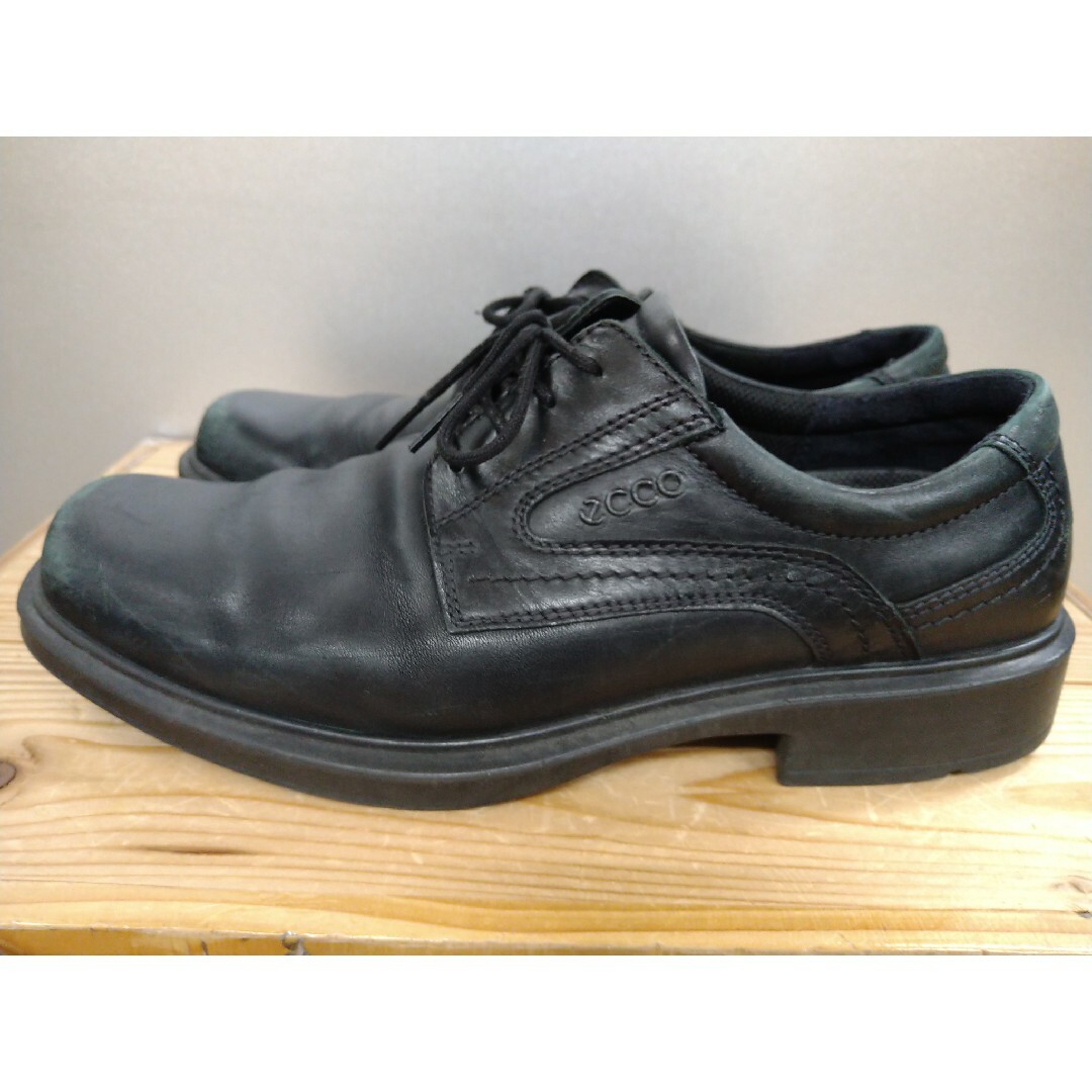 ECCO(エコー)のecco エコー　革靴　レザーシューズ　ビジネスシューズ　25cm 本革　黒 メンズの靴/シューズ(ドレス/ビジネス)の商品写真