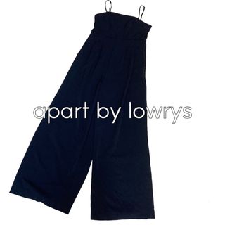 アパートバイローリーズ(apart by lowrys)の美品 apart by lowrys サロペット Lアパートバイローリーズ 濃紺(サロペット/オーバーオール)