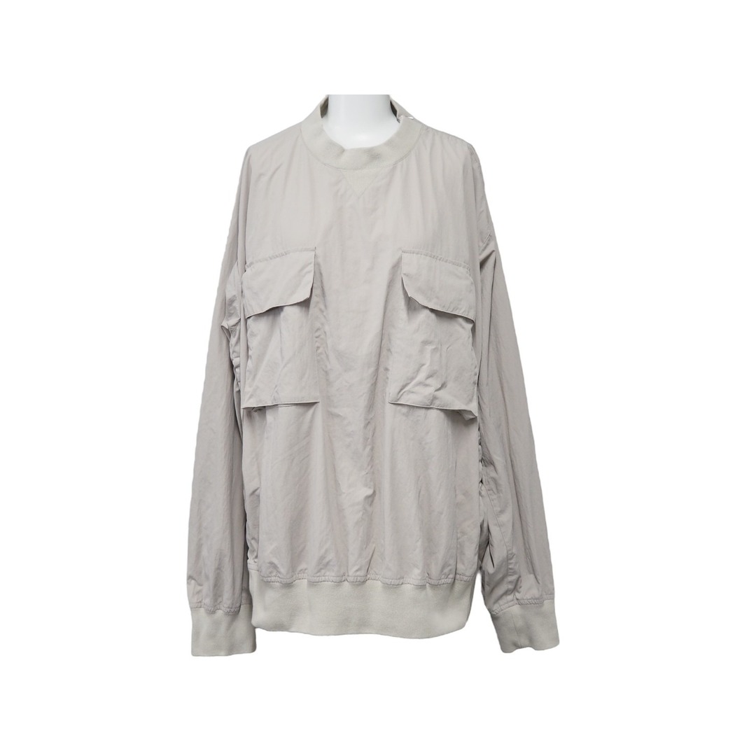 Sacai サカイ ジャケット プルオーバー Taslan Nylon Pullover 23-03087M ベージュ ナイロン コットン サイズ3 美品  48074約75cm身幅