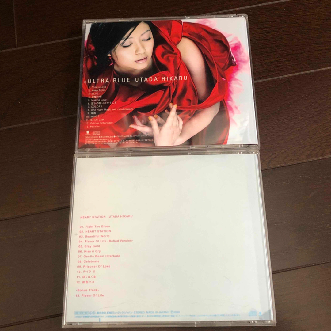 東芝(トウシバ)の宇多田ヒカル　CD ULTRA BLUE  Heart STATION エンタメ/ホビーのCD(ポップス/ロック(邦楽))の商品写真