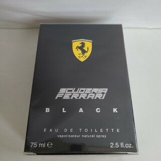 フェラーリ(Ferrari)の新品未開封Ferrari　フェラーリブラック　オードトワレ75ml(香水(男性用))