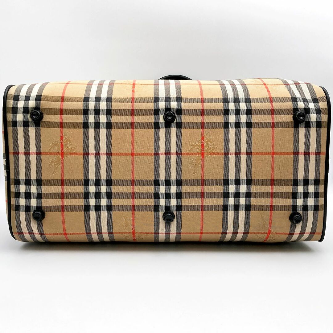 トップ セール 美品 BURBERRY バーバリー ノバチェック ボストンバッグ