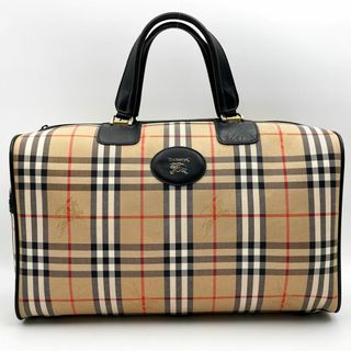 ✨美品 Burberry バーバリー ボストンバッグ ノバチェック 旅行 大容量-