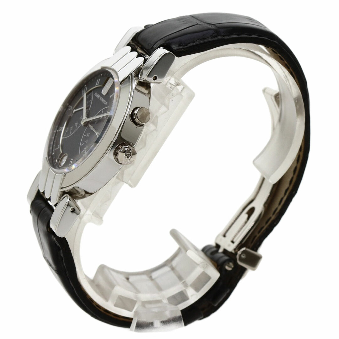 HARRY WINSTON プルミエール バイレトログラード 腕時計 PT 革 メンズ
