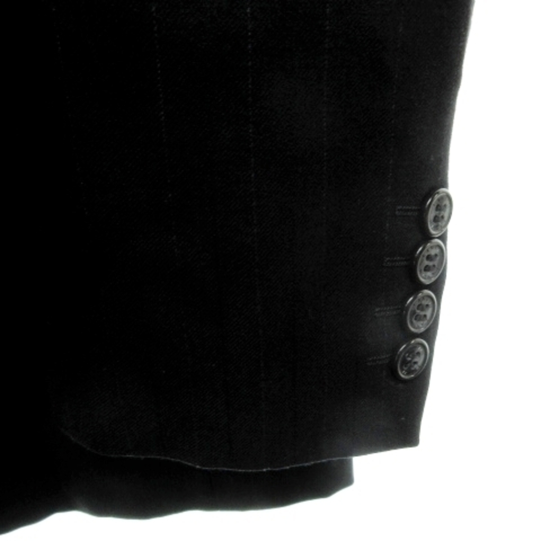 LANVIN - ランバン セットアップ スーツ ウール ストライプ ダブル 紺
