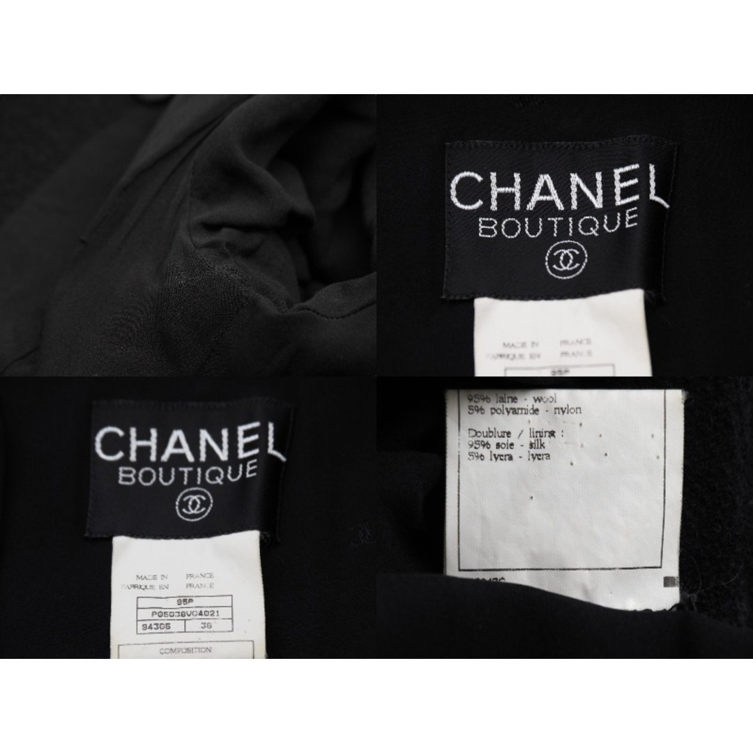 CHANEL - CHANEL シャネル ジャケット コート 半袖 95P P05038V04021
