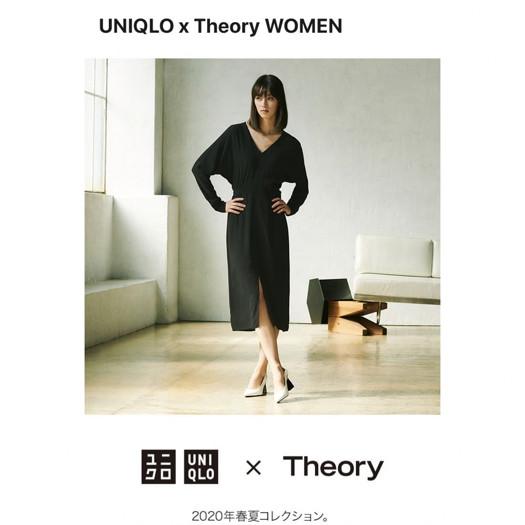 UNIQLO Theoryコラボ Vネックワンピース