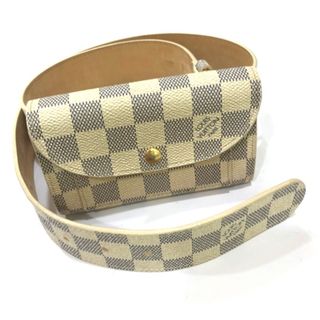 ルイヴィトン(LOUIS VUITTON)のルイヴィトン LOUIS VUITTON サンチュール ポシェット ソロ M9835  カバン  ウエストバッグ ダミエアズールキャンバス ホワイト(ボディバッグ/ウエストポーチ)