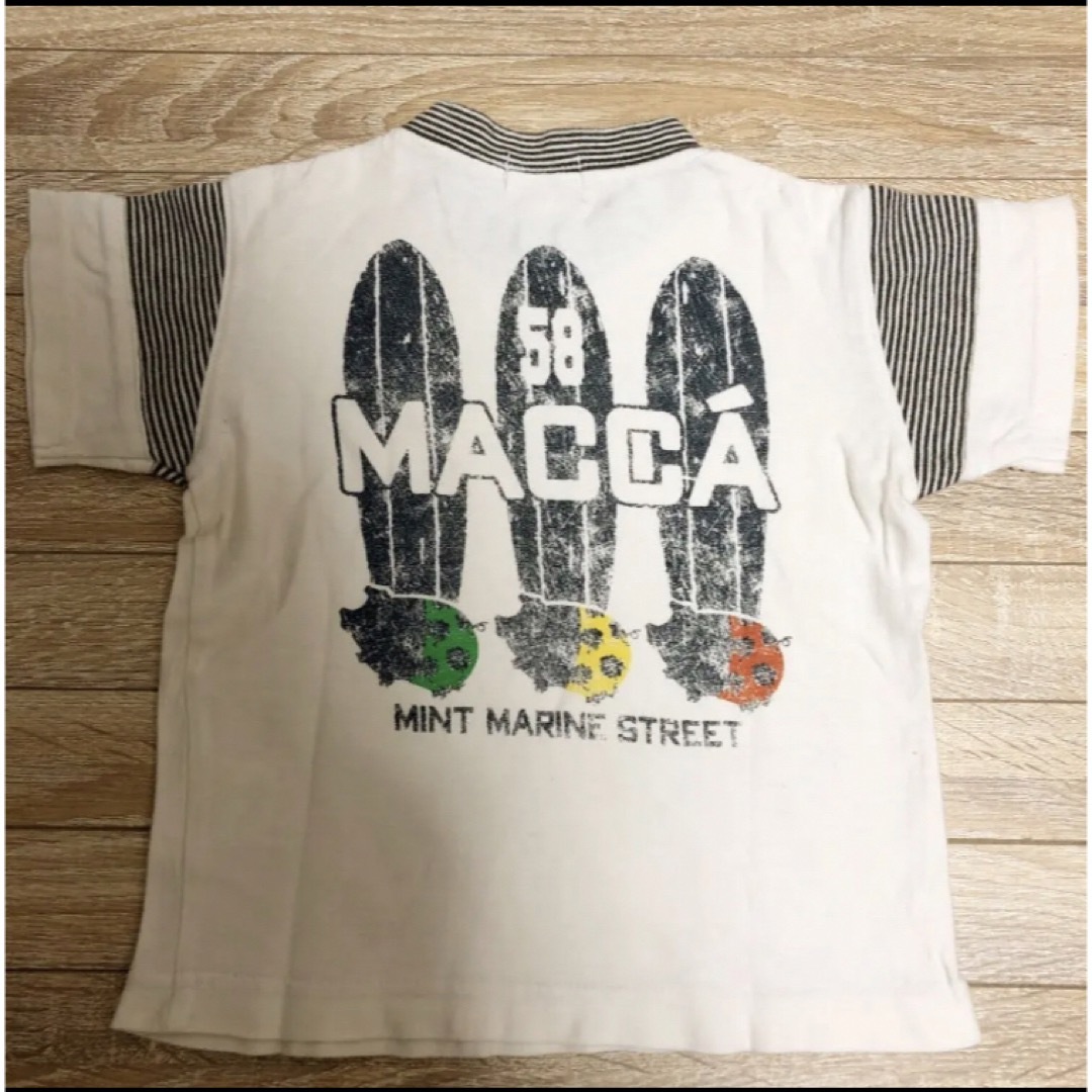 mikihouse(ミキハウス)の【姉妹ブランド】MACAA☆Tシャツ キッズ/ベビー/マタニティのキッズ服男の子用(90cm~)(Tシャツ/カットソー)の商品写真