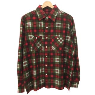 ニードルス(Needles)のNeedles 17AW cut-offshirt カットオフチェックシャツ(シャツ)