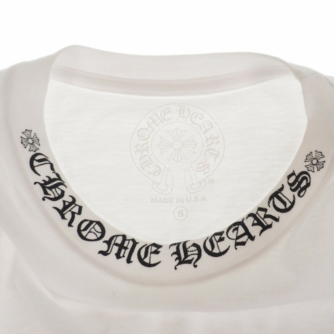 [USED/]CHROME HEARTS クロムハーツ 半袖Ｔシャツ Tシャツ ブラック S ロゴ S  tdc-001735-4d