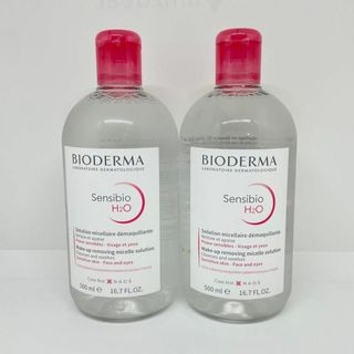 ビオデルマ(BIODERMA)のビオデルマ サンシビオ H2O エイチツーオー D 500ml 2本(クレンジング/メイク落とし)