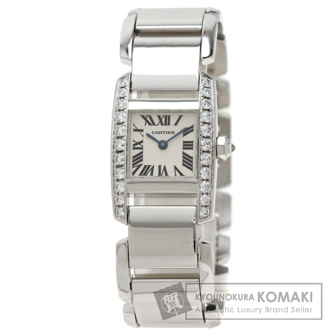 Cartier(カルティエ)のCARTIER WE70039H タンキッシムMM ダイヤモンドベゼル 腕時計 K18WG K18WG ダイヤモンド レディース レディースのファッション小物(腕時計)の商品写真