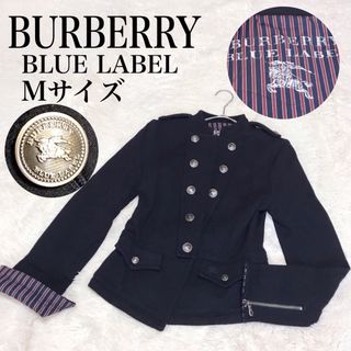 バーバリーブルーレーベル(BURBERRY BLUE LABEL)の美品 BURBERRY BLUE LABEL ナポレオンジャケット ブルゾン(ブルゾン)