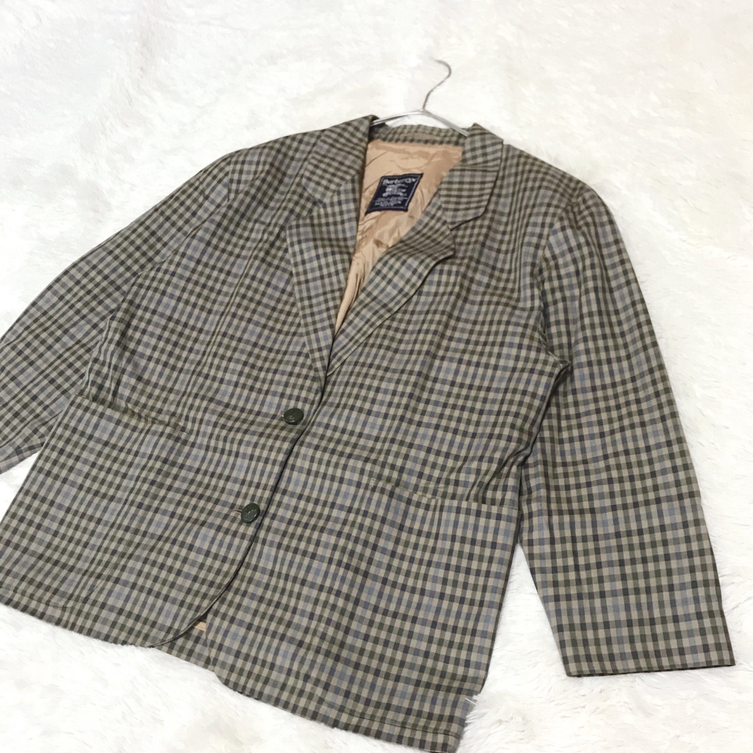 BURBERRY - 美品 大きいサイズ BURBERRYS 丸善 チェック テーラード