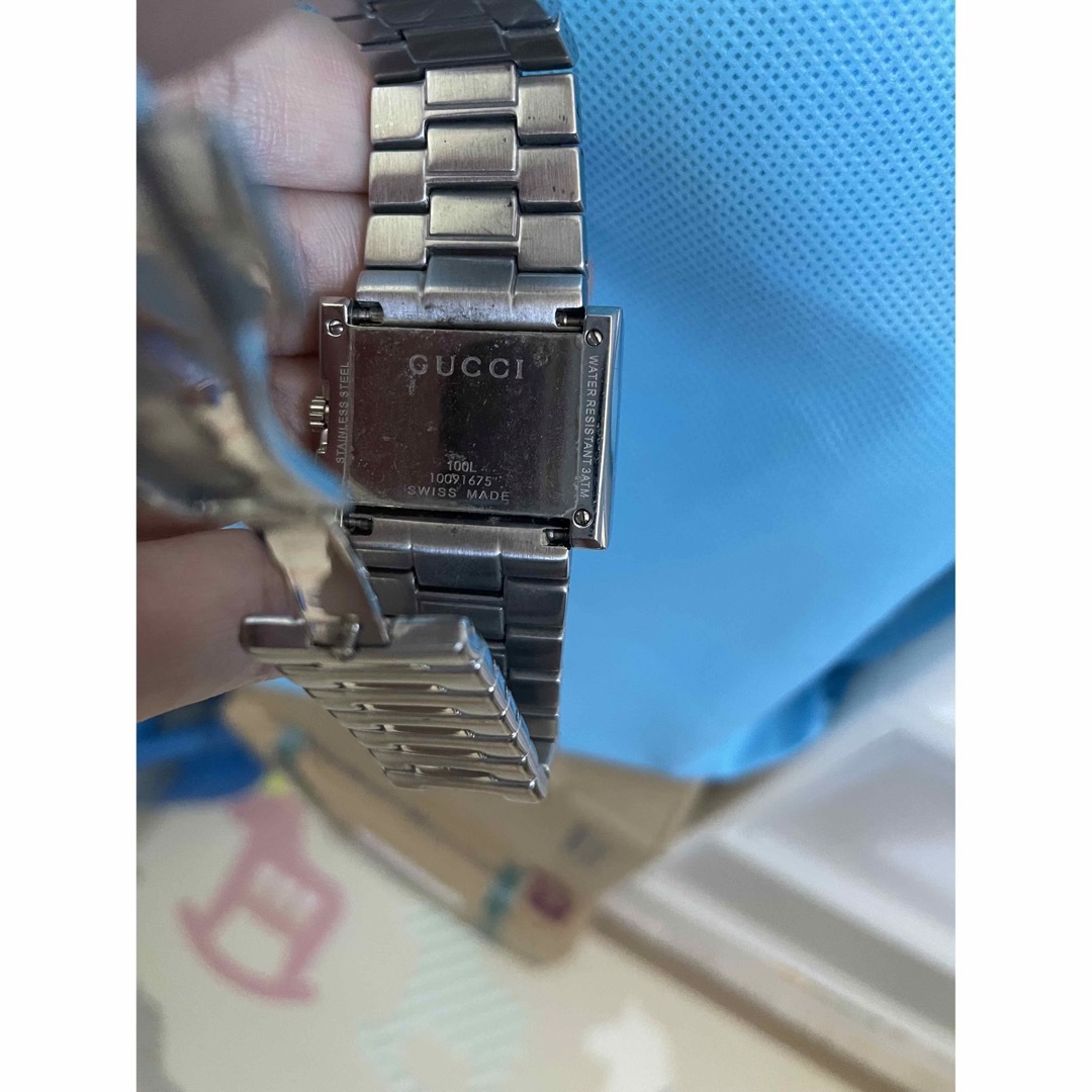 Gucci - 【新品】GUCCI グッチ 腕時計 Gレクタングル シルバー
