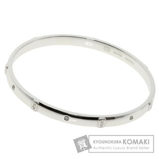 ハリーウィンストン(HARRY WINSTON)のHARRY WINSTON ロゴ 7Pダイヤモンド バングル ブレスレット K18WG レディース(ブレスレット/バングル)