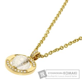 ブシュロン(BOUCHERON)のBoucheron クリスタル ダイヤモンド ネックレス K18YG レディース(ネックレス)