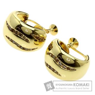 ダミアーニ(Damiani)のDamiani タイガーストライプ ダイヤモンド イヤリング K18YG レディース(イヤリング)