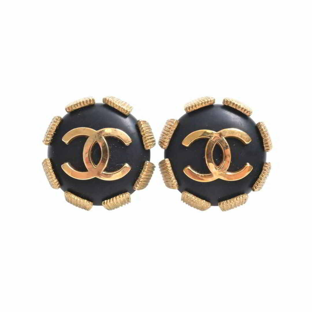 CHANEL シャネル ココマーク イヤリング - ブラック by