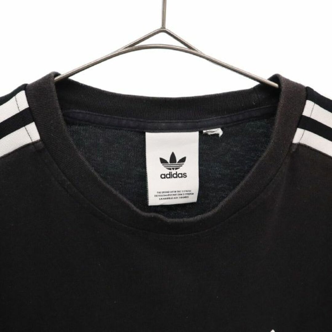 adidas アディダス トレフォイルロゴ入り ニットソーTシャツ/L