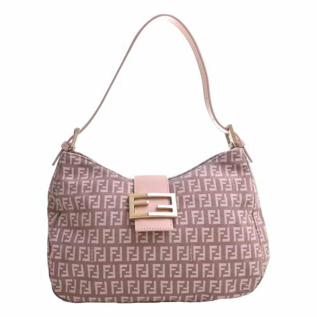 FENDI フェンディ キャンバス レザー ズッキーノ ワンショルダーバッグ