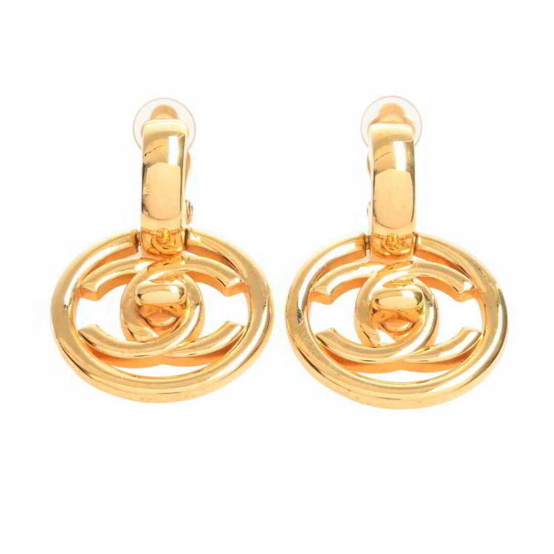 CHANEL シャネル ココマーク ターンロック イヤリング - ゴールド by