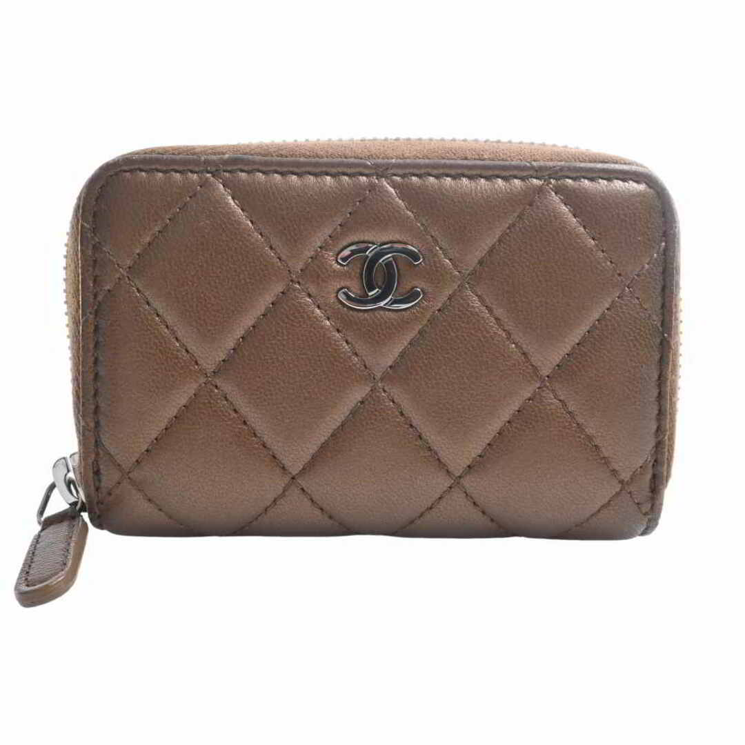 CHANEL - 【中古】CHANEL シャネル ラムスキン マトラッセ ココマーク