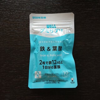 ユーハミカクトウ(UHA味覚糖)のUHA味覚糖 グミサプリ 鉄＆葉酸  10日分×6袋  120粒(その他)