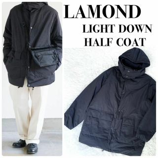定価4.4万『LAMOND』LIGHT DOWN HALF COAT ネイビー | www.innoveering.net