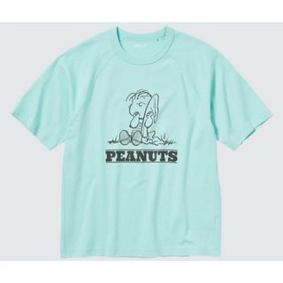 ユニクロ(UNIQLO)のレトロピーナッツ　ユニクロ　UT ブルー　Sサイズ(Tシャツ/カットソー(半袖/袖なし))