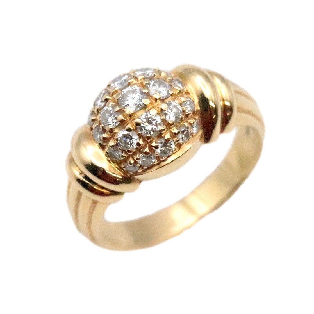 BOUCHERON(ブシュロン)のブシュロン オンディーヌ リング 約17.5号 ダイヤモンド K18YG イエローゴールド レディース 指輪 ジュエリー Boucheron レディースのアクセサリー(リング(指輪))の商品写真