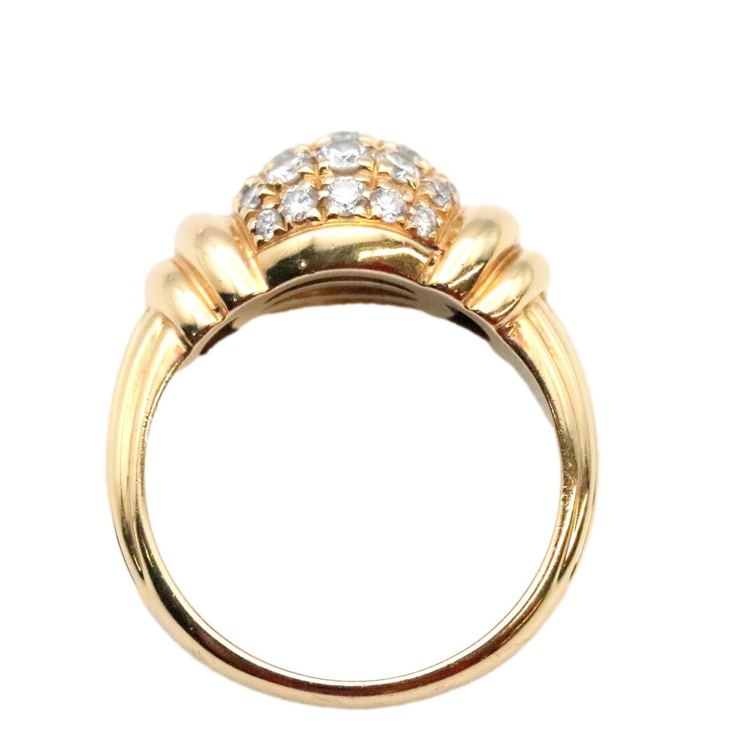 BOUCHERON(ブシュロン)のブシュロン オンディーヌ リング 約17.5号 ダイヤモンド K18YG イエローゴールド レディース 指輪 ジュエリー Boucheron レディースのアクセサリー(リング(指輪))の商品写真
