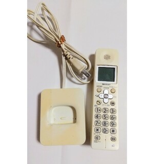 シャープ(SHARP)のシャープ電話子機JD-KD70充電器A06-0463001(その他)