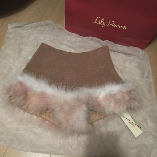 リリーブラウン(Lily Brown)の新品♡フェザーショートパンツ2016aw(ショートパンツ)