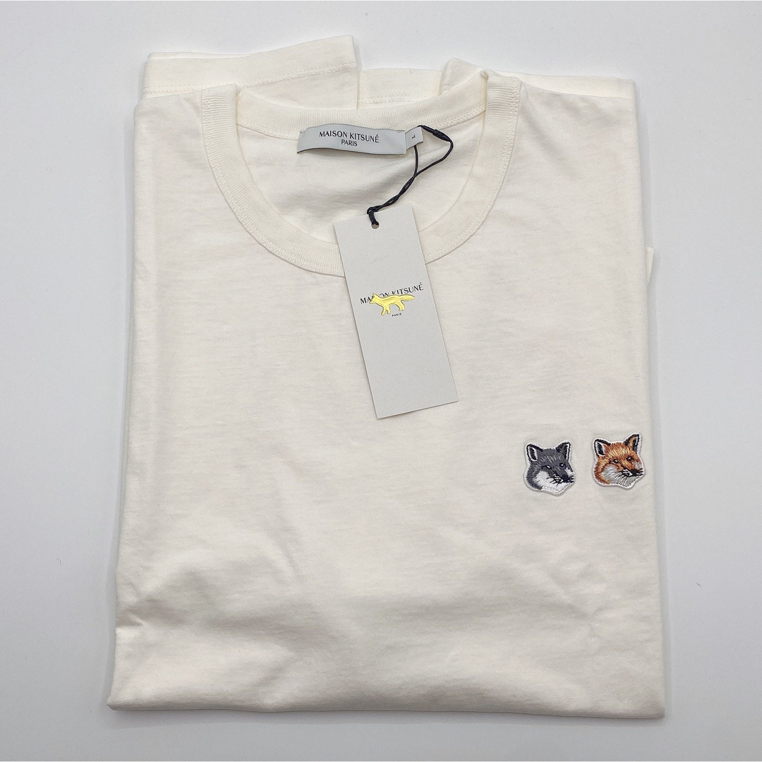 MAISON KITSUNE◆ダブルフォックスヘッドパッチクラシックＴシャツ