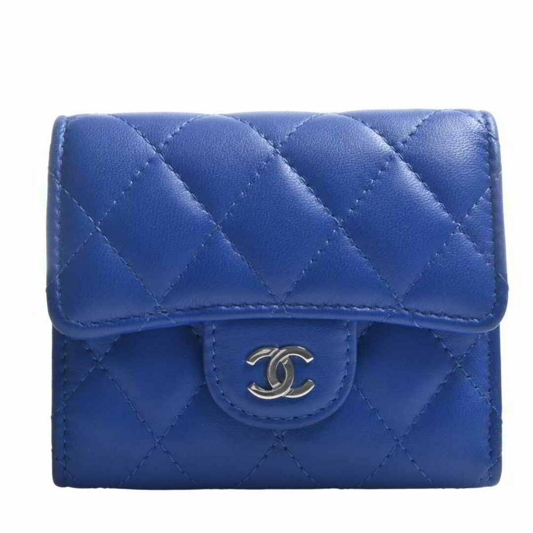 CHANEL - 【中古】CHANEL シャネル ラムスキン マトラッセ ココマーク