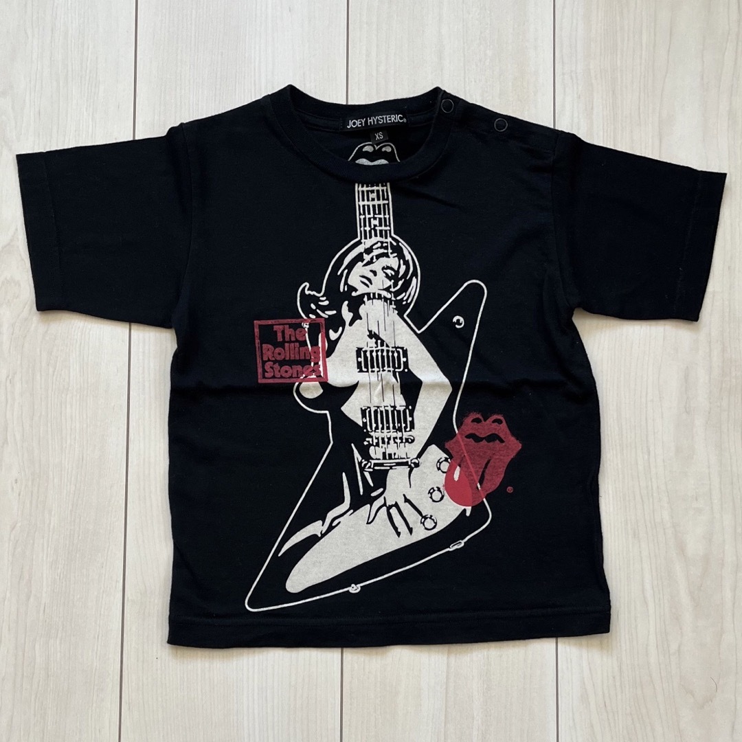 JOEY HYSTERIC(ジョーイヒステリック)のギターガール白黒 キッズ/ベビー/マタニティのキッズ服男の子用(90cm~)(Tシャツ/カットソー)の商品写真