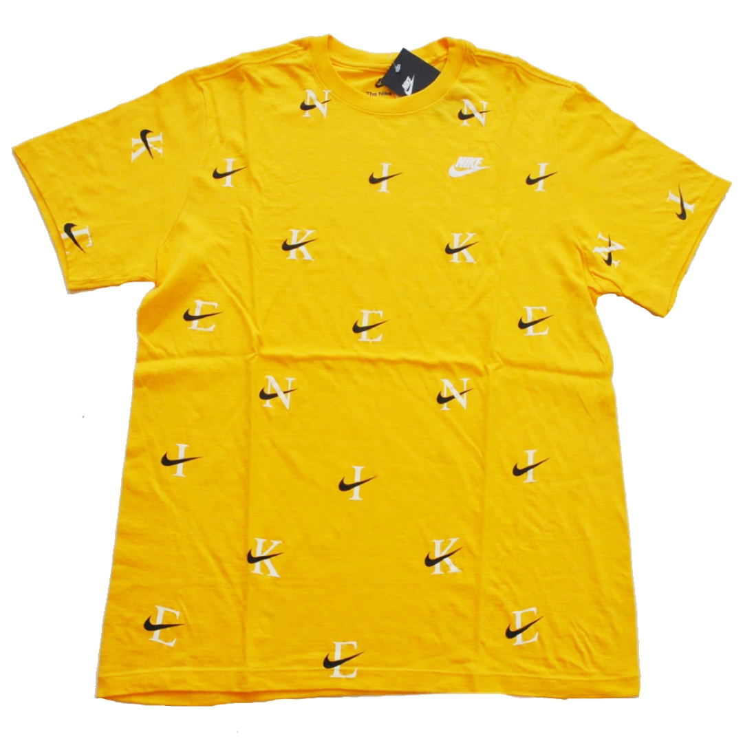 NIKE /  SPORTSWEAR CLUB MONOGRAM YELLOW