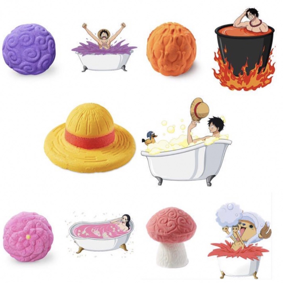 LUSH ✕ ONE PIECE ワンピース バスボム 5種セット