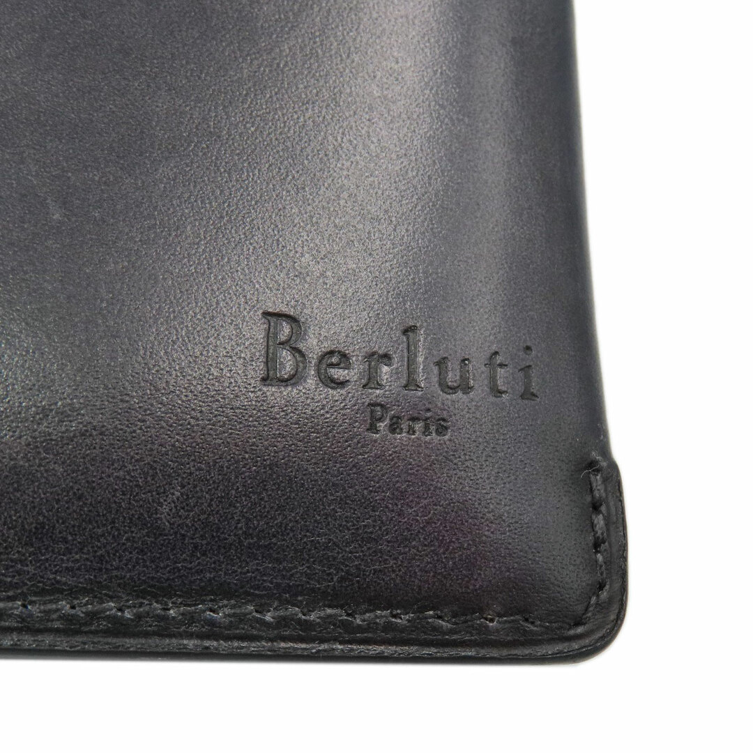 Berluti(ベルルッティ)のBerluti ロゴ 札入れ 二つ折り財布（小銭入れなし） カーフ レディース レディースのファッション小物(財布)の商品写真
