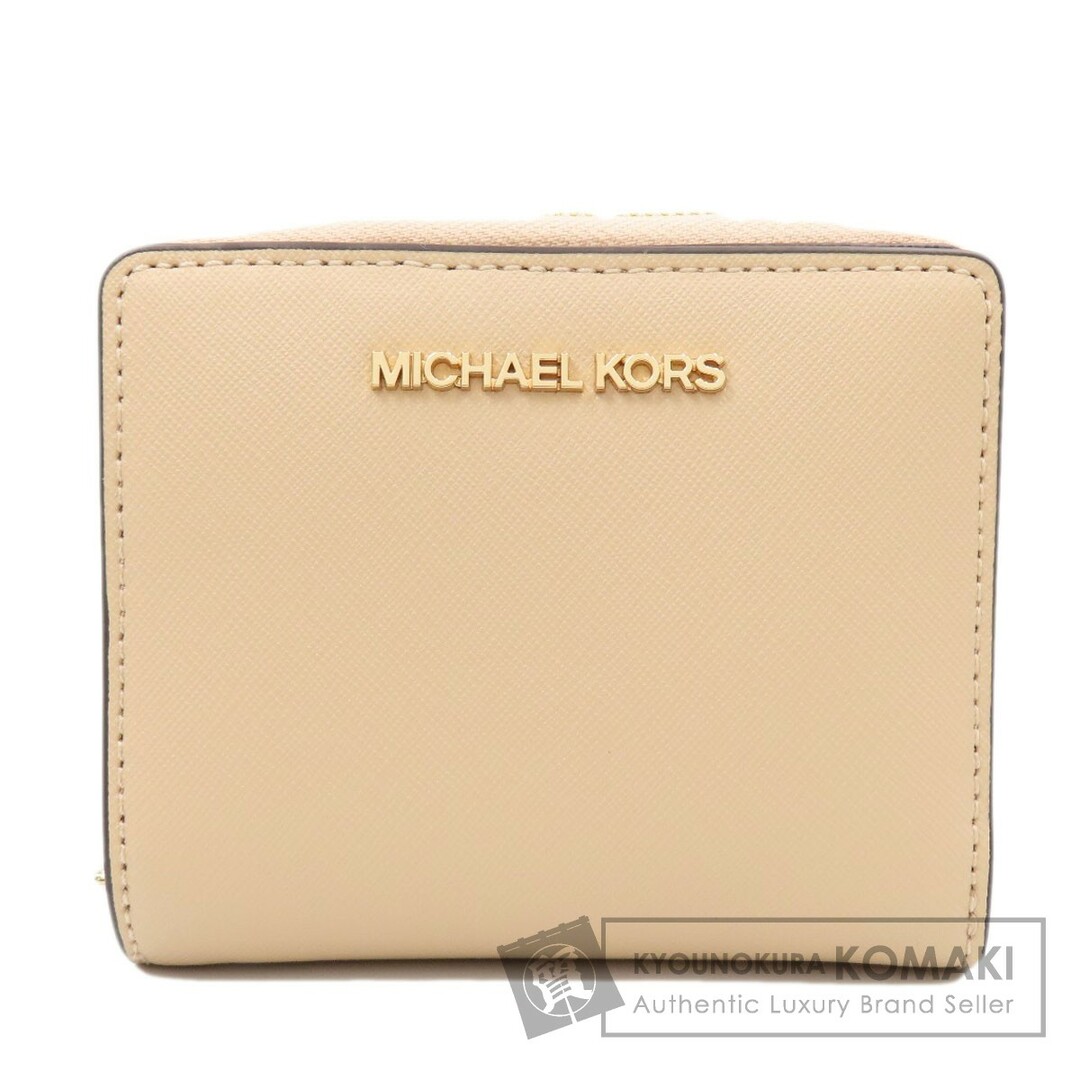 Michael Kors ロゴ 二つ折り財布（小銭入れあり） レザー レディース