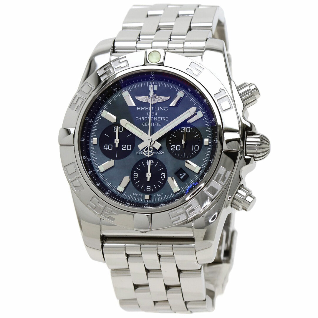 BREITLING AB0111 クロノマット44 400本日本限定 腕時計 SS SS メンズ